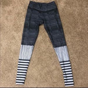 Black and White Onsie Workout Leggings